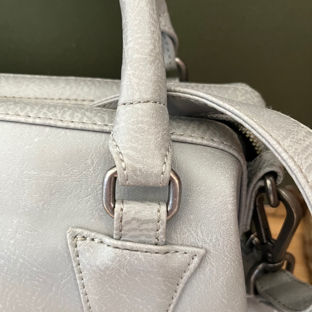 Matt & Nat Malone Doctor Handbag Satchel - Grey - Picture 2 of 16